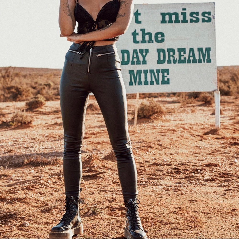 Princess Polly Leather Pants